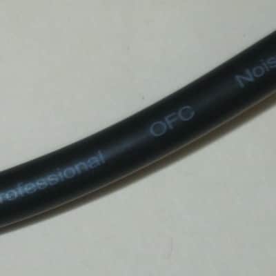 lightly used genuine Fender instrument cable, 10 feet, black PVC - Professional OFC (oxygen-free copper) Noiseless Instrument Cable (1/4" Straight TS Male to 1/4"Straight TS Male plugs) image 8