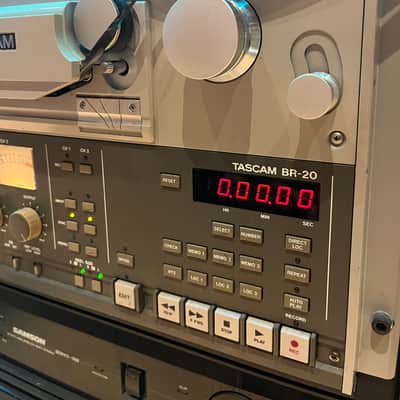 TASCAM BR-20 1/4" 2-Track Reel to Reel Tape Recorder 1990s - Grey image 5