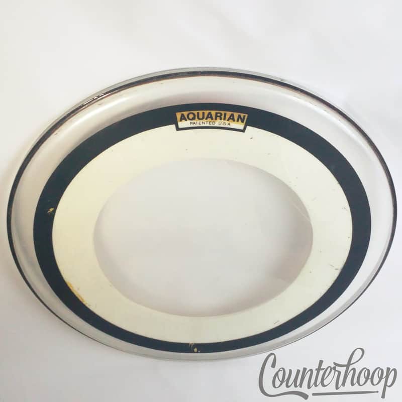 *Aquarian 26" Bass Drum Head Impact I Drumhead Floating-Muffling-Ring Batter USA image 1