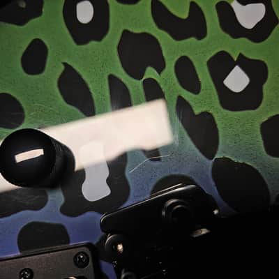 Kramer Baretta Custom Graphics Feral Cat Rainbow Leopard (Schaller Lockmeister) image 10
