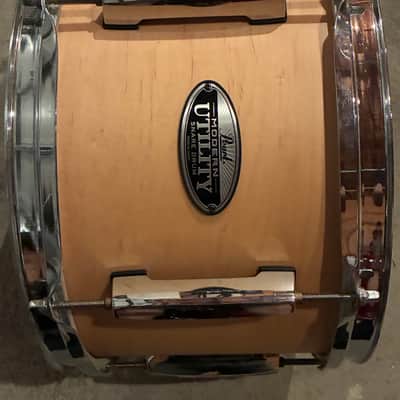 Pearl MUS1270M/C224 Modern Utility 12x7" Maple Snare Drum 2010s - Matte Natural image 2