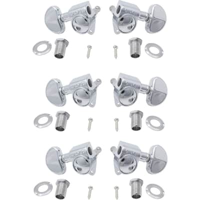 Grover 102 18 C Rotomatics® 18:1 Gear Ratio Chrome Set 6 3+3 image 1