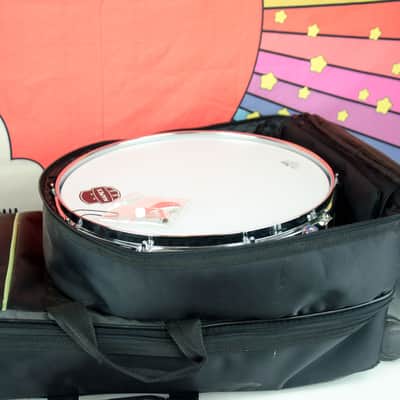 Used Mapex Bell & Snare Kit, Rolling Case image 3