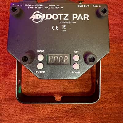 3 pack American DJ DOT246 Dotz Par 1x36w COB RGB LED Par Light 2010s - Black image 4
