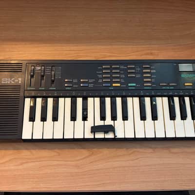 Casio SK-1 32-Key Sampling Keyboard 1986 Black