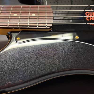 2025 Fender MIJ Japan Traditional 60s Precision P Bass Black Pearl Matching Headstock Gig Bag image 13