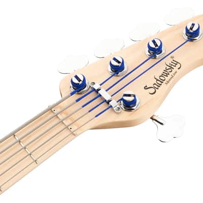 Sadowsky MetroLine 21-Fret Hybrid P/J Bass - 5 String-'59 Burst Transparent High Polish image 7