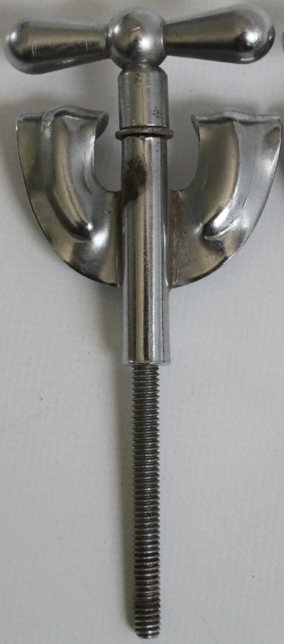 Rogers Bow-Tie Bass Drum Tension T-Rod 3 3/4" Chrome 60s Holiday Cleveland* — main photograph