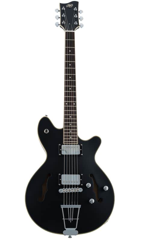 Eastwood JH 1200 Electric Guitar-Satin Black image 1