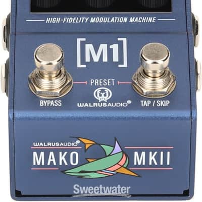 Walrus Audio Mako MKII M1 High-fidelity Modulation Machine Pedal (M1ModMk2d1) image 4