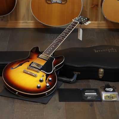2010 Gibson Custom Shop ES-339 Semi-Hollow Electric Guitar Sunburst + COA OHSC image 1