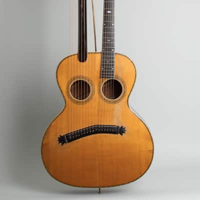 Stahl 10 Sub-Bass Harp Guitar, made by Larson Brothers, c. 1912, NO CASE case. image 1