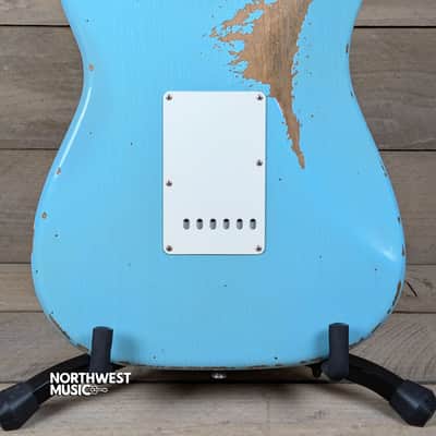 2022 Fender Custom Shop '59 Stratocaster Daphne Blue Heavy Relic image 6
