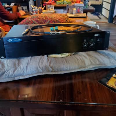 Crown 280A Commercial Power Amplifier 2000s - Black image 1