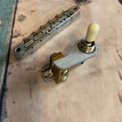 Vintage original Gibson  Tune o matic 60’s Chrome image 2