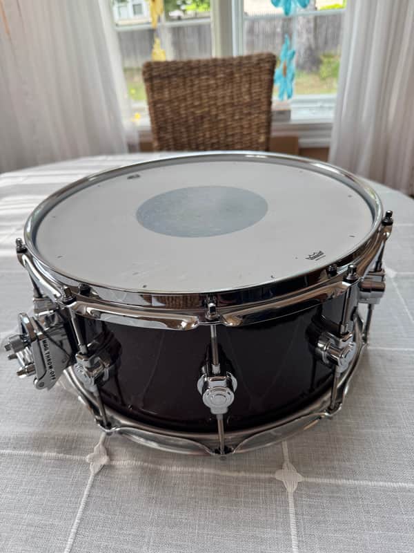 DW Performance Series 6.5x14" Maple Snare Drum - Merlot Sparkle image 1
