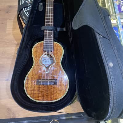Leilani Hawaiian Koa Concert Ukelele Electric c2010 - Natural image 9