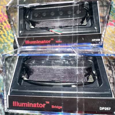 DiMarzio Illuminator Humbucker pickup set 2026 - Black image 1