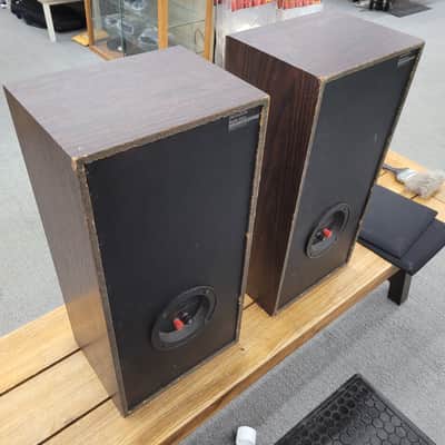 Polk Monitor Seiers 5 bookshelf speakers 1980s - Walnut image 12