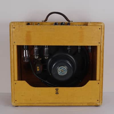 1950 Fender Pro Amp Vintage Tweed Amplifier TV Front image 2