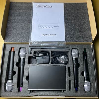 VocoPro Digital-Quad-H3 Four-Channel UHF Wireless Handheld Microphone System (903.1 to 912.2 MHz) image 4
