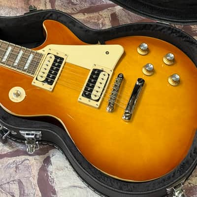 Epiphone Les Paul Classic Honeyburst w/ Case New Unplayed 8lbs10oz #390 image 8