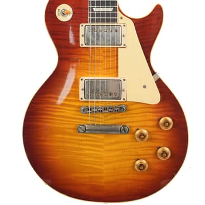 Gibson 1959 Les Paul Standard Reissue Light Aged Cherry Teaburst image 5