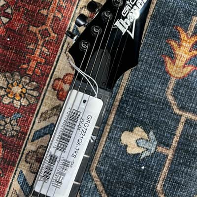 Ibanez GRG7221QA-TKS Gio with Purpleheart Fretboard - Transparent Black Sunburst image 4