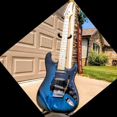 Yamaha Pacifica 604W - Transparent Blue | Reverb