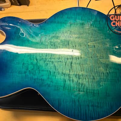 2017 Gibson ES-335 Figured Aquamarine OHSC image 18