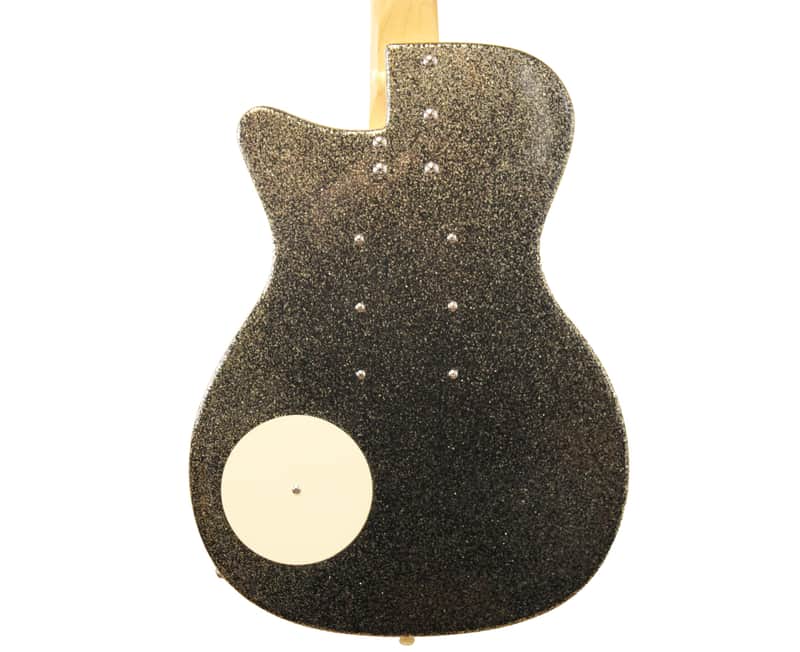 Danelectro 56-U3 Reissue Gold Sparkle Electric Guitar | Reverb