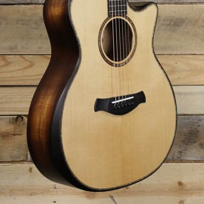 Taylor Builder's Edition K14ce Acoustic/Electric Guitar Natural w/ Case image 2