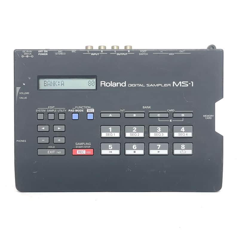 Roland MS-1 Digital Sampler 1990s - Lo-Fi Rare MIJ Worldwide Shipment image 1