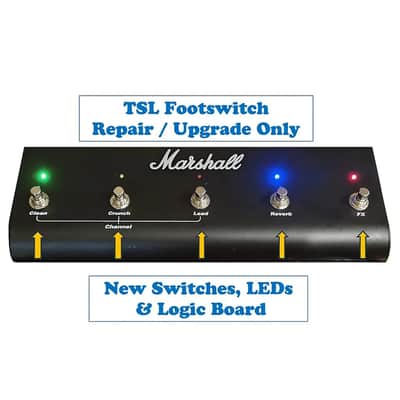 Repair / Upgrade Service for Marshall JCM 2000 TSL Footswitch PEDL-00021-10021 image 1