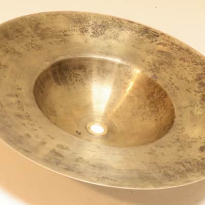 Low Boy Deep Cup 10" Hi Hat Cymbals, Large 5" Bells, Medium Light Weight, Traps Era - 1920s /  INSPECTED &TESTED image 4