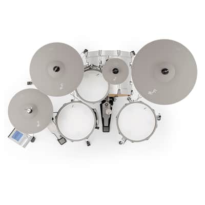 EFNOTE 5 Electronic Drum Set - White Sparkle MONITOR PAK image 9