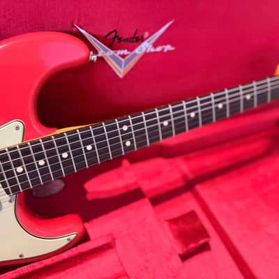Fender Custom Shop Stratocaster W25 Custom Deluxe Relic 2025 - Aged Festa Red image 4