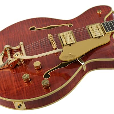 New Gretsch Professional Broadkaster LX Figured Center Block Bourbon Stain w/Bigsby #JT26020565 image 2