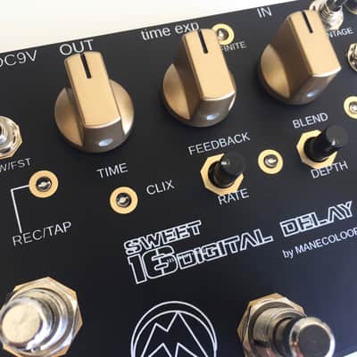 Maneco Labs Manecolooper Sweet 16 Digital Delay - Lo-Fi Looper Delay image 4