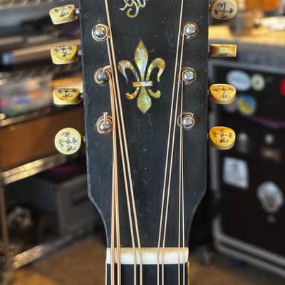 Gibson K-2 Mandocello black with Original Case 1913 mandolin family Mando image 7