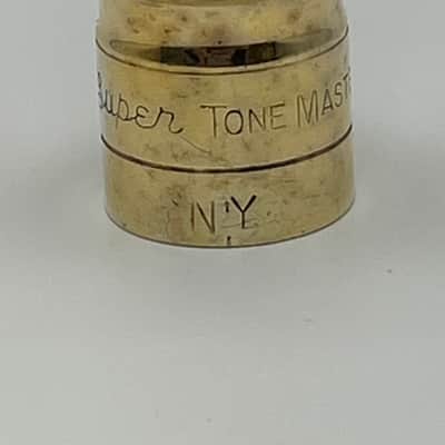 Vintage Otto Link 6* Super Tone Master “N.Y.” Tenor Saxophone Mouthpiece, Original Ligature & Cap image 4