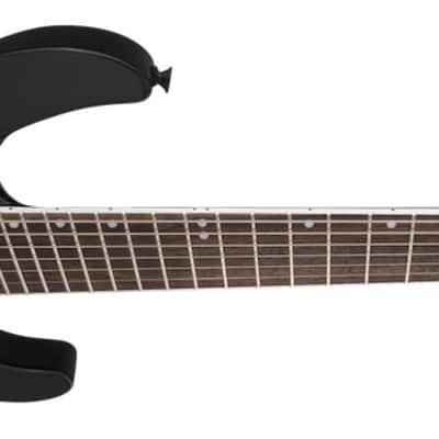 Jackson X Series Soloist Arch Top SLATX7Q MS Electric Guitar. Laurel FB, Multi-Scale, Transparent Blue Burst image 5