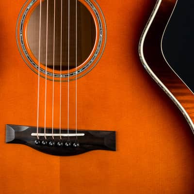 Santa Cruz F-42 Cutaway Custom Flamed Maple and European Spruce with Full Body Sunburst NEW image 6