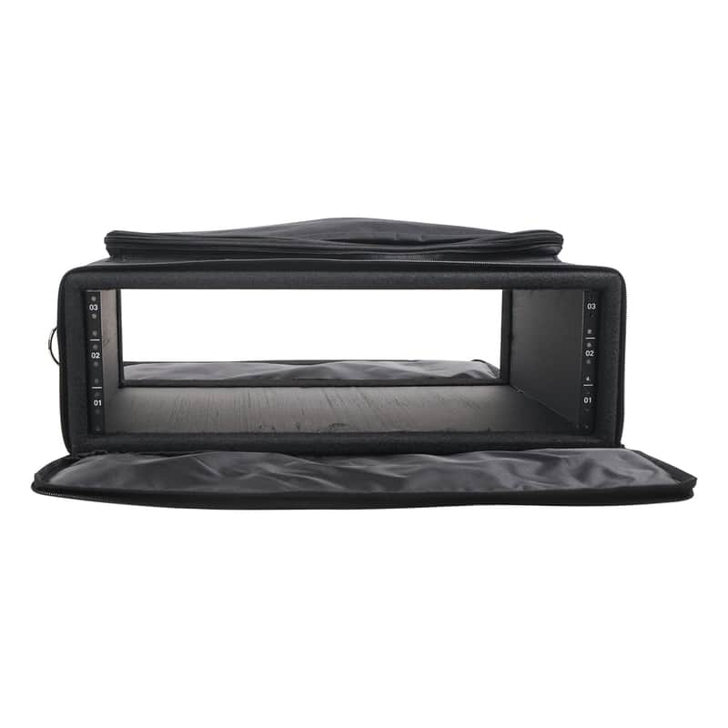 STRB-316B | Portable 3U Rack Bag, Soft Rack Case with 14" Rackable Depth, Plywood Rack Frame, Shoulder Strap, Accessory Pocket image 1