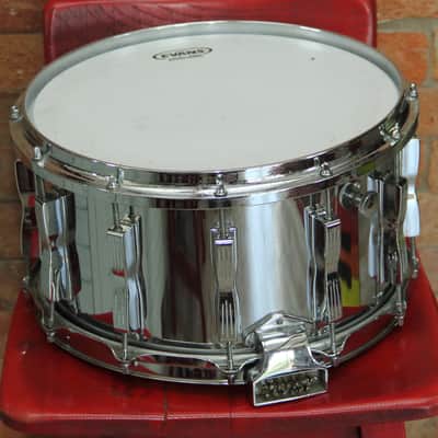 Ludwig 8x14 Coliseum Snare 1970’s  Chrome Over Maple image 12