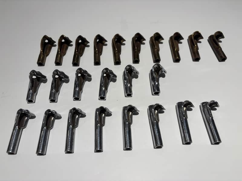 WFL/Ludwig Bass Drum Claws 1950’s - Nickel and chrome variety image 1