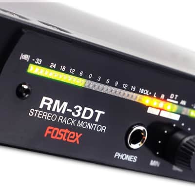 Fostex RM-3DT 1U Stereo Rack Monitor with Dante image 3
