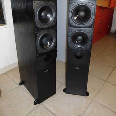 Excellent! Pair ENERGY e:XL-26B-1 Tower Speakers Made in Canada Hi Quality and Clean! image 1
