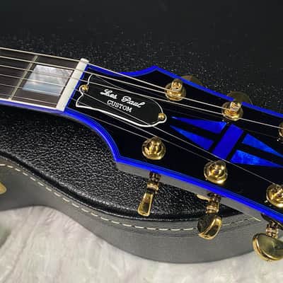 NEW! Gibson Dealer Select Custom Shop Les Paul Custom Blue Widow AAA Figured Flame Top - Authorized Dealer - 10.2lbs - G07460 image 6