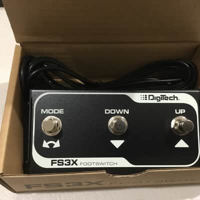 DigiTech FS3X 3 Button Footswitch - Black image 1